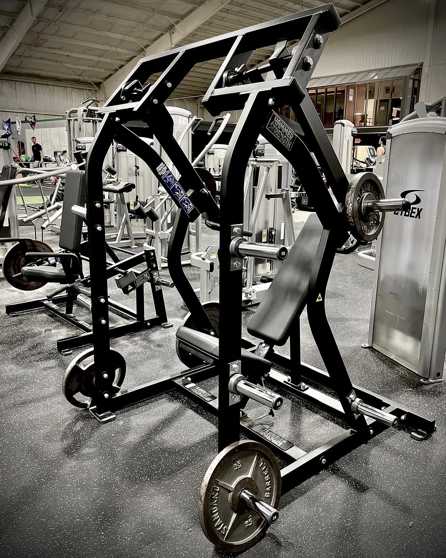 Hammer Strength shoulder press at TLAC