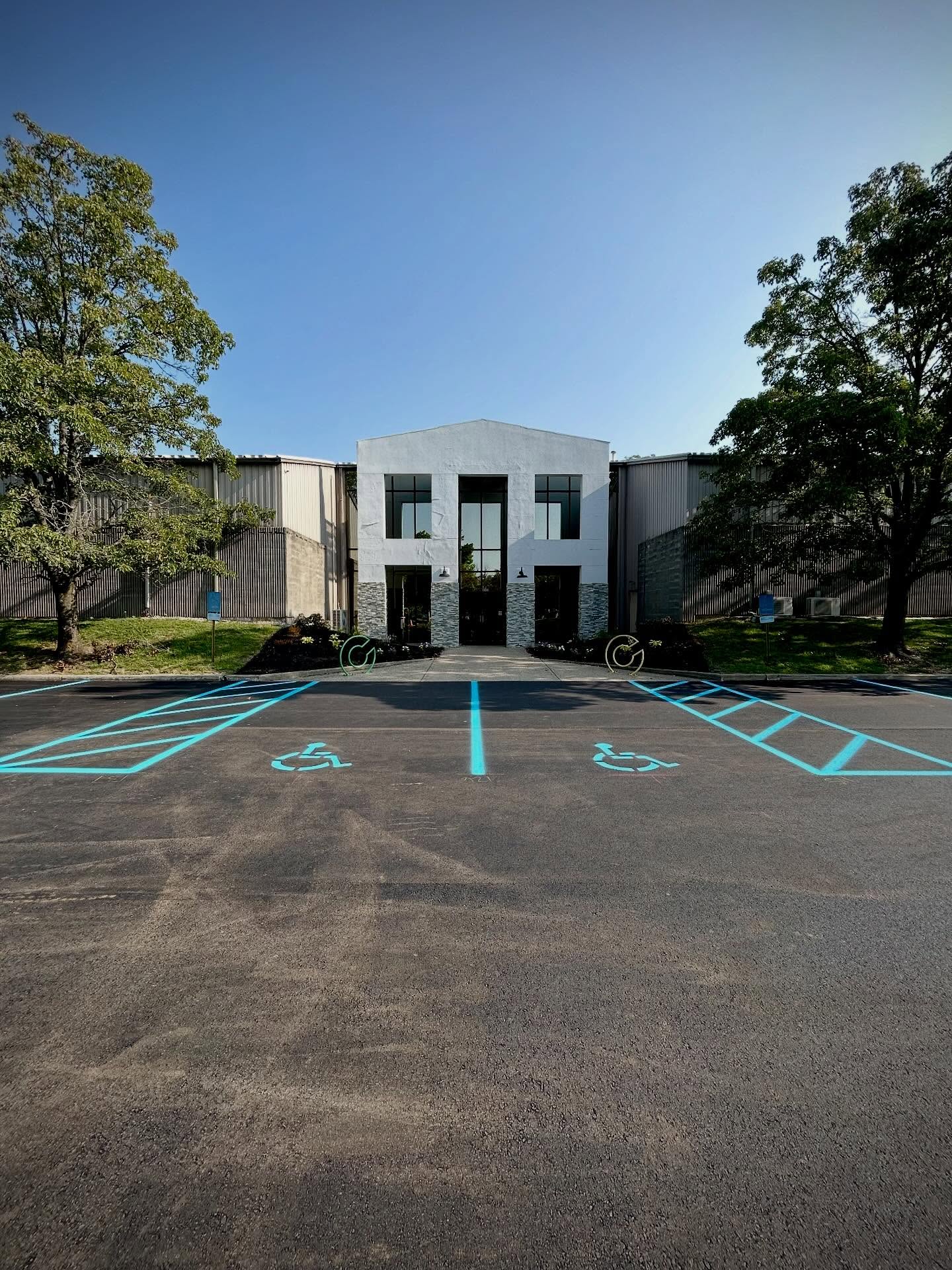 Tipton Lakes Athletic Club front entrance in Columbus, Indiana