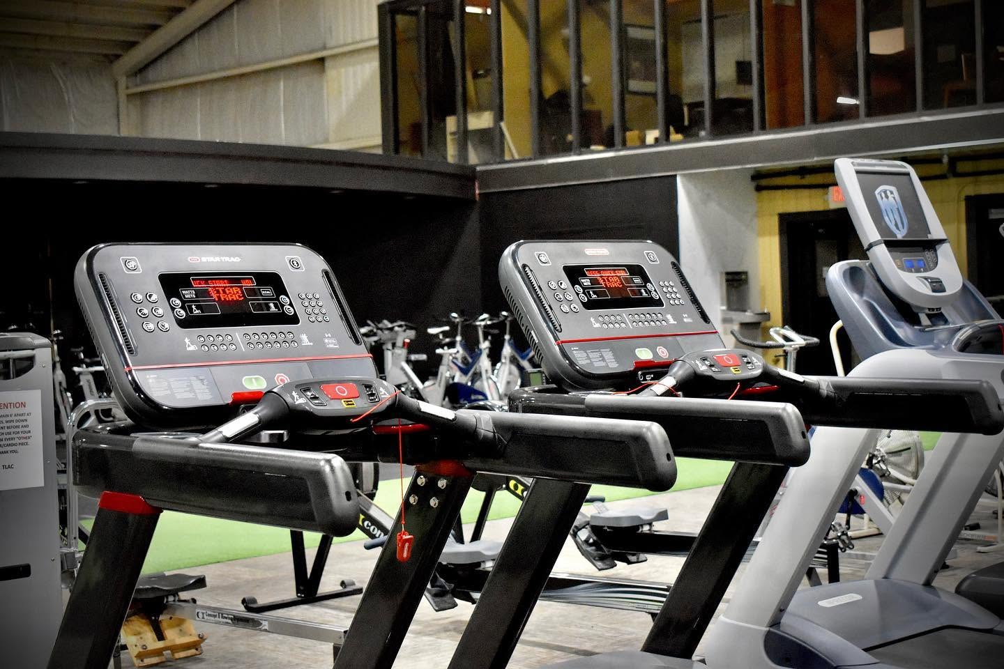 Cardio equipment at TLAC fitness center