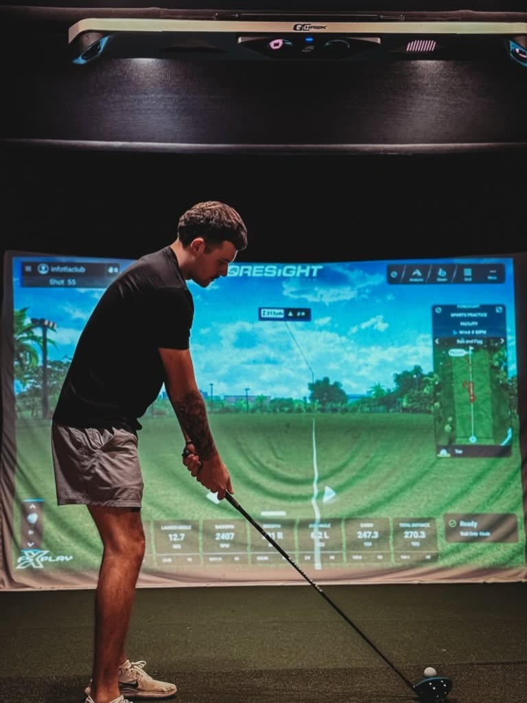 Golf simulator at TLAC